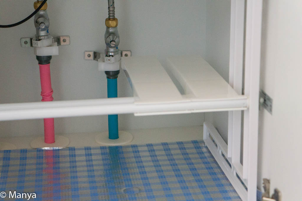 洗面台の棚整理に ニトリ 簡単に設置できるシンク下収納ラック レビュー Manya Home