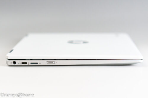 HP Chromebook x360 12b 左側面